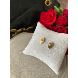 105 Kolczyki wkrętki RĘKA FATIMA stal316