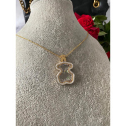 1184 Naszyjnik z wisiorkiem CYRKONIE stal 316L