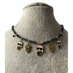 198 NASZYJNIK koraliki Kot...