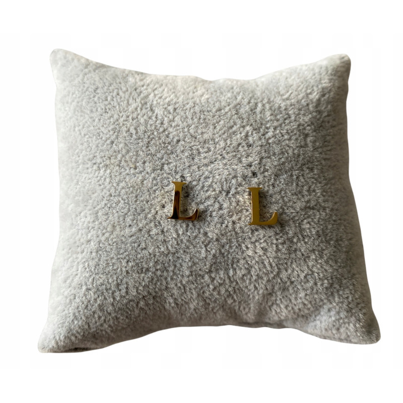 Kolczyki wkrętki sztyfty literki litery L stal 316