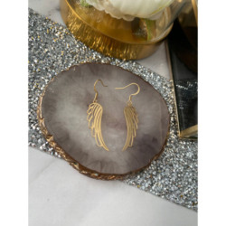 1290 Kolczyki SKRZYDŁA SKRZYDEŁKA stal 316L