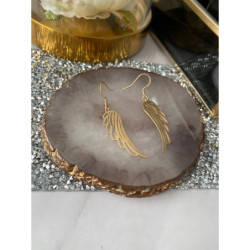 1290 Kolczyki SKRZYDŁA SKRZYDEŁKA stal 316L