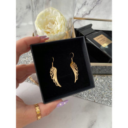 1290 Kolczyki SKRZYDŁA SKRZYDEŁKA stal 316L