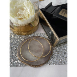 993 Kolczyki KOŁA KÓŁKA 6cm cyrkonie stal 316L