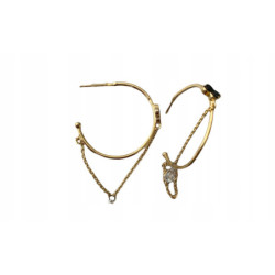 1282 Kolczyki koła...