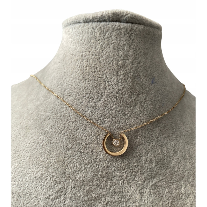 1270 Celebrytka CYRKONIA delikatna stal 316L