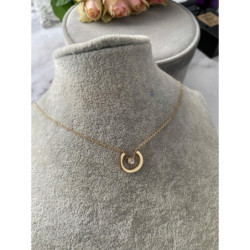 1270 Celebrytka CYRKONIA delikatna stal 316L