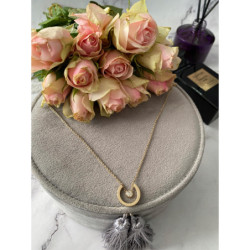 1270 Celebrytka CYRKONIA delikatna stal 316L