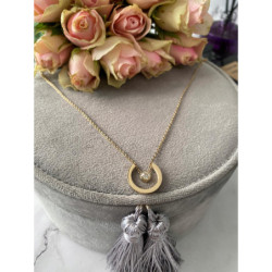 1270 Celebrytka CYRKONIA delikatna stal 316L