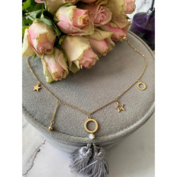 1269 Celebrytka GWIAZDKA delikatna stal 316L