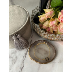 1151 Bransoletka delikatna KONICZYNKA CYRKONIE