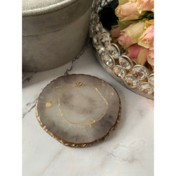 1120 Bransoletka delikatna KRZYŻ KRZYŻYK Stal