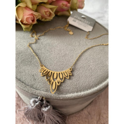 1229 Celebrytka łańcuszek BLUEBERRY stal 316L