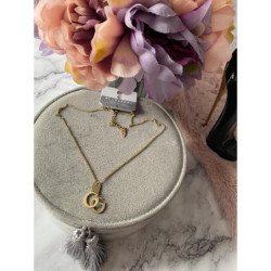 838 Celebrytka łańcuszek BLUEBERRY wisiorek STAL