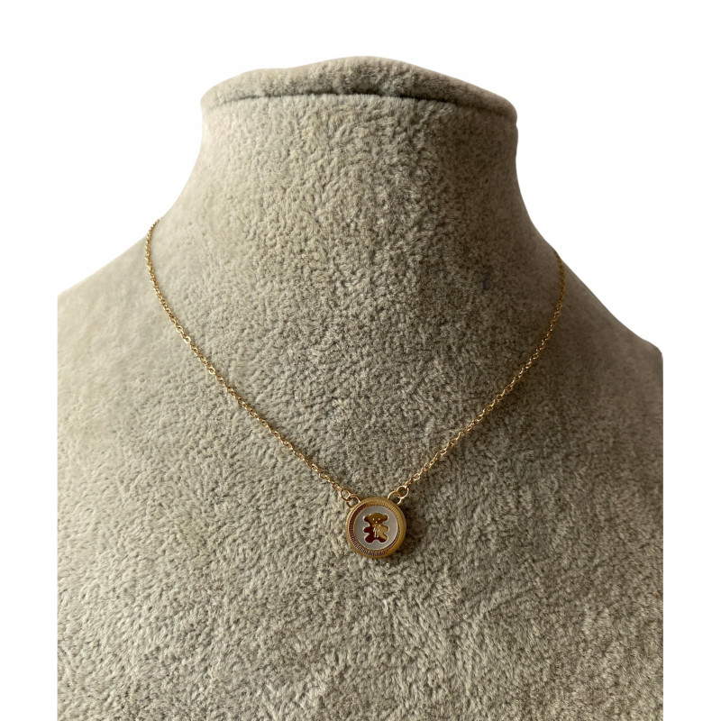 798 Celebrytka BLUEBERRY masa perłowa STAL 316L