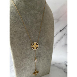 246 Krawatka długi naszyjnik KONICZYNKA cyrkonie