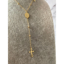 311 Krawatka celebrytka BLUEBERRY MEDALIK stal