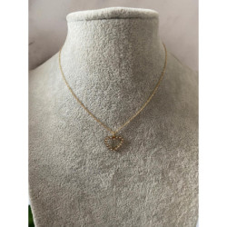 658 Celebrytka łańcuszek MOON River SERCE STAL