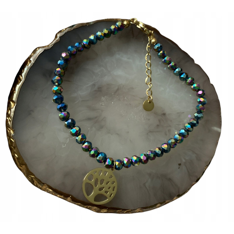 240 Bransoletka holo DRZEWO DRZEWKO stal 316L