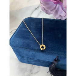 527 Złoty łańcuszek celebrytka KONICZYNKA STAL 315