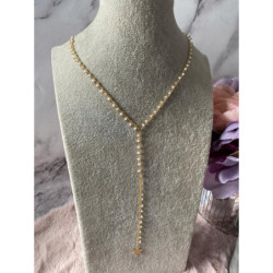 621 Różaniec krawatka Blueberry GWIAZDKA STAL 316L