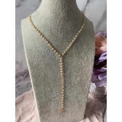 621 Różaniec krawatka Blueberry GWIAZDKA STAL 316L