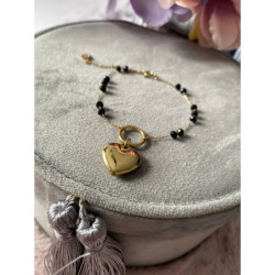 365 Bransoletka różaniec SERCE SERDUSZKO STAL 316