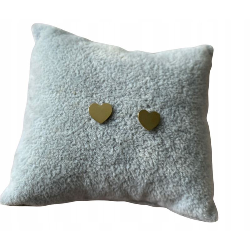 Kolczyki wkrętki SERCE SERCA SERDUSZKA stal 316L