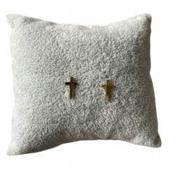 Kolczyki wkrętki Krzyż...