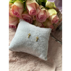 Kolczyki wkrętki Krzyż Krzyże Krzyżyki stal 316L