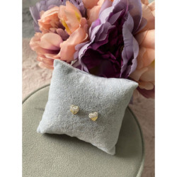 860 Kolczyki SERCA SERCE SERDUSZKA CYRKONIE stal