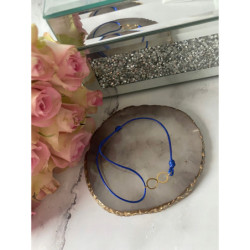 135 Bransoletka na sznurku NIESKOŃCZONOŚĆ STAL 316