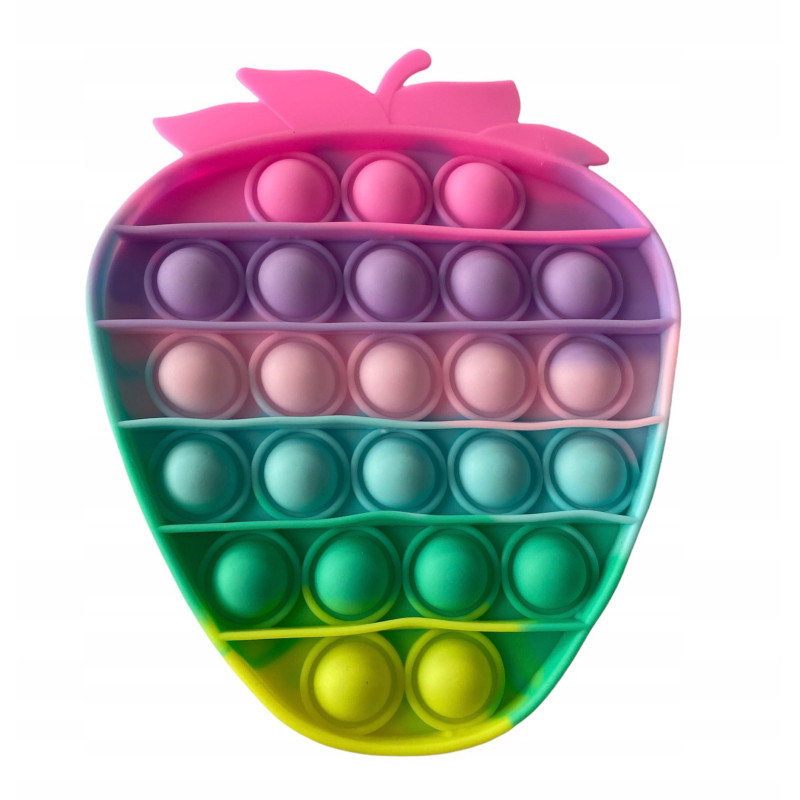 Pop It gniotek TRUSKAWKA zabawka antystresowa HIT