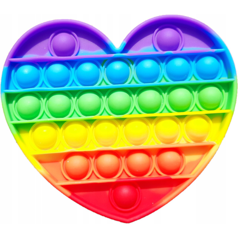 Pop It gniotek SERCE zabawka antystresowa HIT