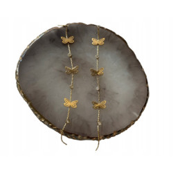 582 Kolczyki długie Motyle...