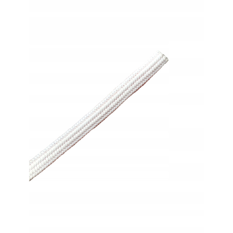 Guma do maseczek gumka biała 5 mm tekstylna 50 m