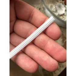 Guma do maseczek gumka biała 5 mm tekstylna 50 m