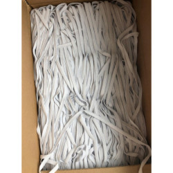 Guma do maseczek gumka biała 5 mm tekstylna 50 m