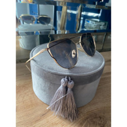 10 Okulary przeciwsłoneczne lustrzanki brązowe