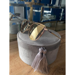 10 Okulary przeciwsłoneczne lustrzanki brązowe