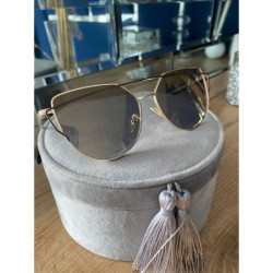 10 Okulary przeciwsłoneczne lustrzanki brązowe