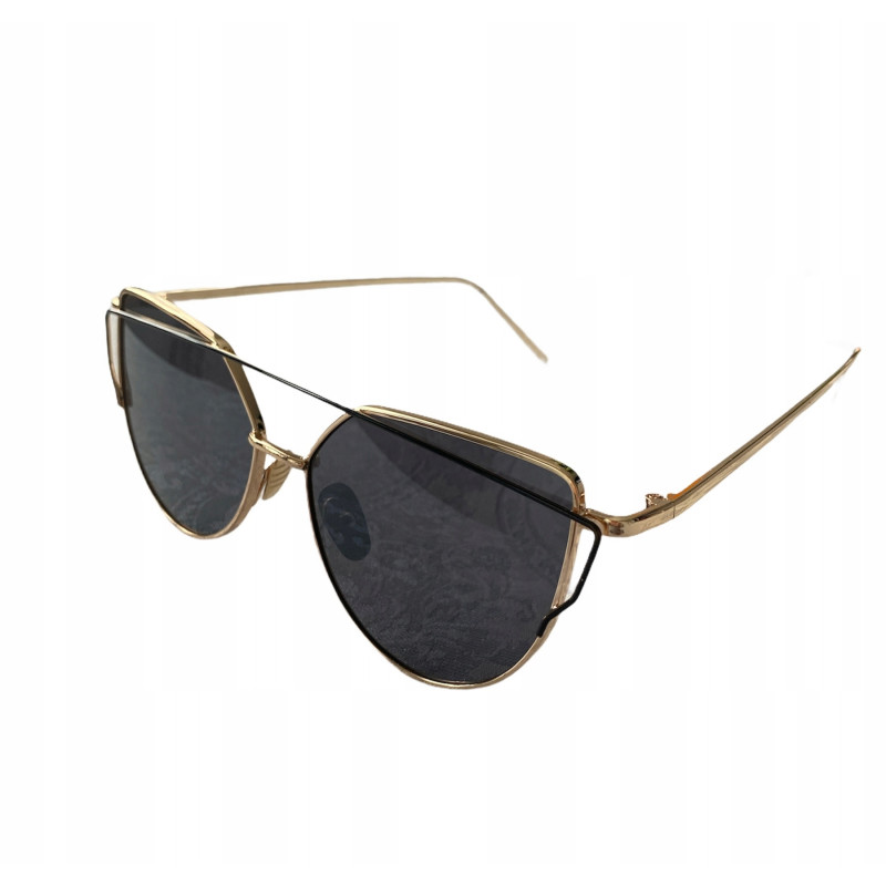 10 Okulary przeciwsłoneczne Kocie oko pilotki