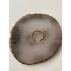 Pierścionek na gumce złote...