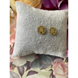 400 Kolczyki wkrętki Miś Misiu stal 316L