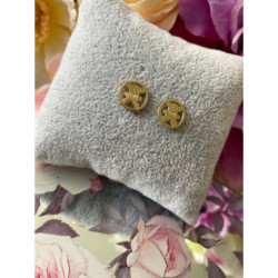 400 Kolczyki wkrętki Miś Misiu stal 316L