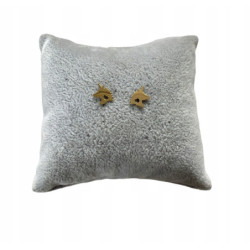 Złote kolczyki wkrętki...