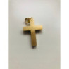 Krzyż krzyżyk złoty stal chirurgiczna 316L