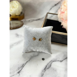 Złote kolczyki wkrętki JEDNOROŻEC UNICORN STAL 316