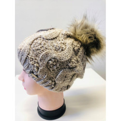 Czapka damska zimowa pompon...