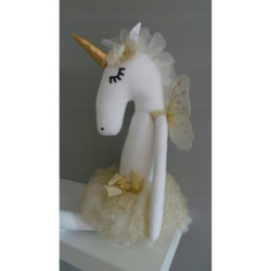 Jednorozec Unicorm 90CM na prezent Hand Made